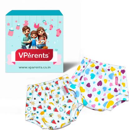 VParents Underwear for Baby 3Layer Padded PottyTraining Diaper Free Time 1-2 YEARS