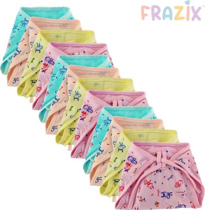 frazix New Born Baby Girl,Boy 100% Cotton Nappy hosieary material