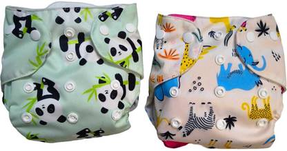 BLUESPUN Baby Reusable Cloth diapers, Washable, Insert Pad, Adjustable 3M-3Y