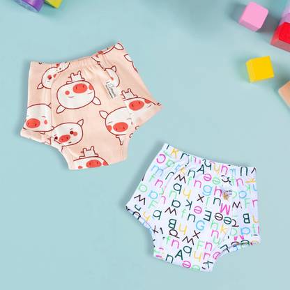 SNUGKINS Snugkin's Potty Training Pants for Kids Alpha & Pig (Size 1, 1-2 Yrs) - Pack 2