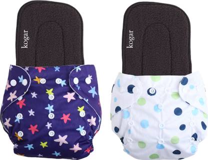 kogar Print Reusable Cloth Diapers + Insert Pad Washable 100% Absorption 0-3 yrsD40 - S