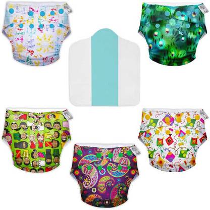 Superbottoms Cloth Diapers for babies - 5 UNO Waterproof Outers - New Version | Reusable