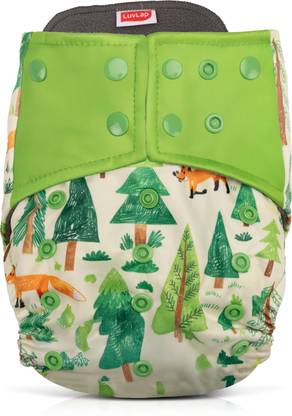 LuvLap Reusable Bamboo Charcoal Baby Cloth Diapers