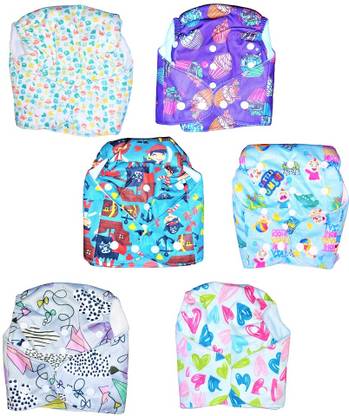 little monkeys baby cloth diaper liner fleece fabric ,washable, reusable in pink color