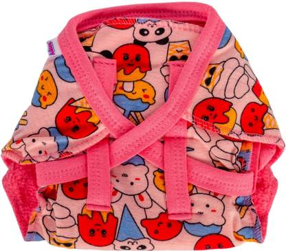 Adore Insta Dry Baby Cloth Tie Knot Langot/ Nappies up to 2* Pees 9-12 months Pink