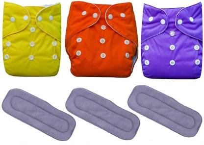 WAHHSON Adjustable Pocket New Born Washable Reusable Diapers/Nappy | Diaper Nappies