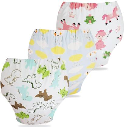 माय बेबी लव अ परफेक्ट केयर Baby-Potty Training Pants, Cotton Potty Training Pants Pack 3-(L - Size) (3AA)