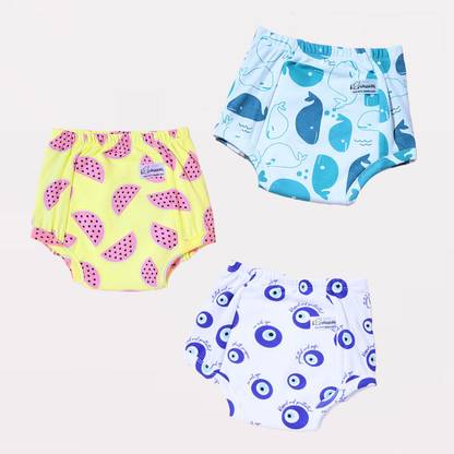 SNUGKINS Potty Training Pants for Kids. Pack of 3 Playtime Trio (Size 3, Fits 3-4 yrs)