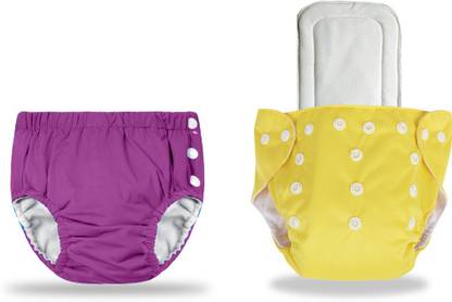 InEffable Baby Reusable Cloth Diaper Nappy With Multi Layered Microfiber Insert Free Size