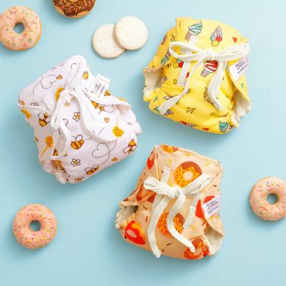 Superbottoms DryFeel Langot for Newborn Baby | Premium Cotton Padding | 0 - 9M| up to 5kg 3pc