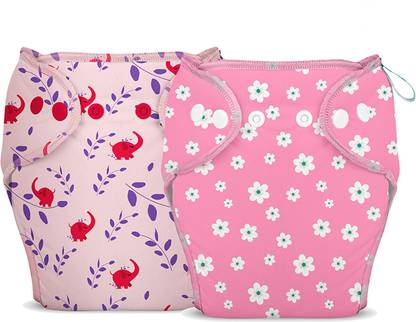 bumberry Baby Smart Nappy Reusable & Adjustable Cloth Diaper For Newborn (10-18 Months)