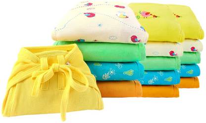 Superbottoms Basic Cotton Nappy Sea Saga Large-Pack of 15