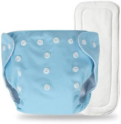 BADAL KIDZ Baby Reusable 1 Cloth Diaper With 1 Insert Pad| Adjustable Pocket Diaper