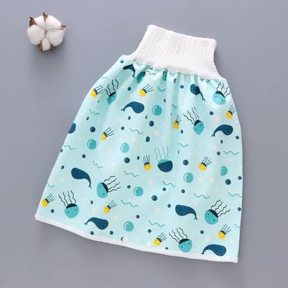 Angarkha Waterproof Diaper Skirt, Potty Pant Training Baby Comfy with High Waist
