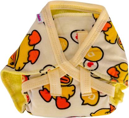 Adore Insta Dry Baby Cloth Tie Knot Langot/ Nappies- up to 2* Pees 4-8 Months Yellow