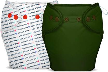 bumberry Baby Smart Nappy Reusable & Adjustable Cloth Diaper For Newborn (4-9 Months)