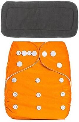 little monkeys Baby Cloth Button Diaper cum Pants ,Adjustable, Reusable, Washable, Comfortable Button Diaper for Babies/Infants/Toddlers (Age 0 to 1 Yr)