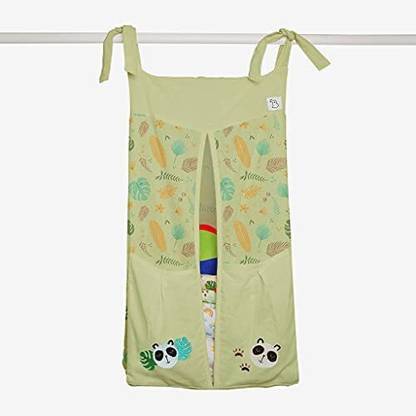 Superbottoms Diaper/Nappy stacker/Multi-purpose Organizer- Storage Organizer for Baby essentials and accessories- Generously sized diaper organizer-(Panda-Licious)