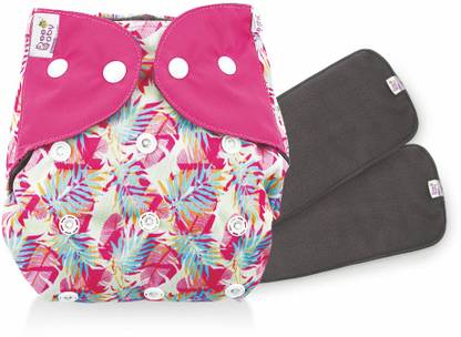 Beebaby Bumtelligent Baby Cloth Diaper & 2 RapiDry Inserts|Adjustable Reusable Washable.