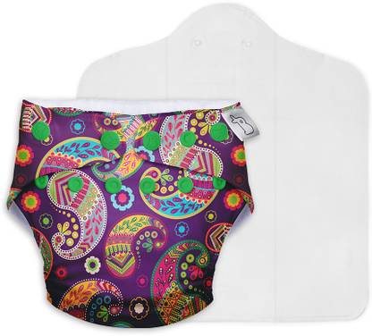सुपरबॉटम UNO 2.0 Trim Cloth Diaper with EasySnap for 0 to 3 years baby - Utsav