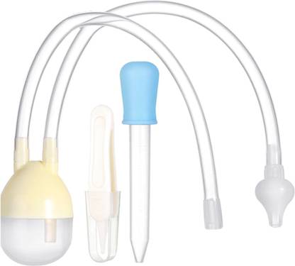 Mastiphotons New Born Baby Safety Nose Cleaner Vacuum Suction Nasal Aspirator Mouth Suction Manual Nasal Aspirator