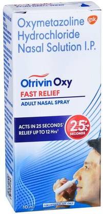 Otrivin Oxy Fast Relief Adult Nasal Spray Liquid