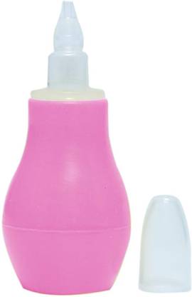 Enorme Baby Silicone Nose Cleaner Nasal Aspirator for Babies - Pink Manual Nasal Aspirator