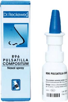 Dr. Reckeweg R96 PULSATILLA COMPOSITUM NASAL SPRAY Manual Nasal Aspirator