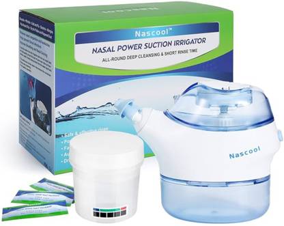 B-Arm Nascool Nasal Suction Irrigation system for Sinus rinse/ Sinus cleaning Battery Operated Nasal Aspirator
