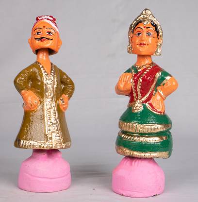 SonChiraiya kondapalli bommalu Assembled 25 cm Pack of 2