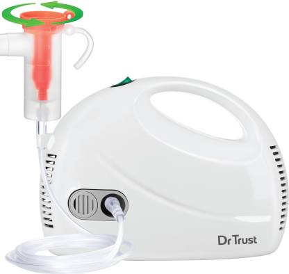 Dr. Trust (USA) Model 407 Respiratory Steam Nebuliser Machine With Complete Kit For Baby ,Adults , kids & Asthma Inhaler Patients Nebulizer  (White)