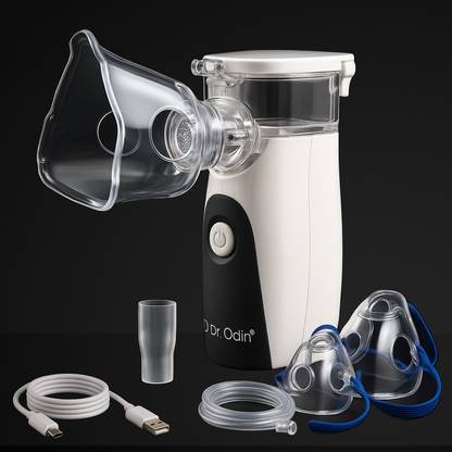 Dr. Odin OMN102 Portable Mesh Nebulizer Machine Rechargeable with 8ml Medication Capacity Nebulizer