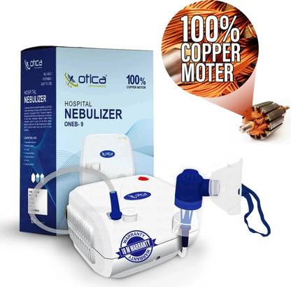 OTICA Hospital Machine for Child and Adults (Pure Copper Motor) Nebulizer Hospital Nebulizer Machine for Child and Adults (Pure Copper Motor)