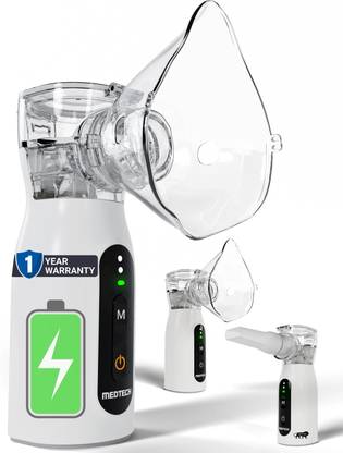 Medtech Rechargeable Portable Mesh Nebulizer for Adults & Kids | Nebulizer for Travel Nebulizer