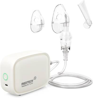 Medtech Travelite TL01 ADVANCED Portable USB-C with Kit for Adult and Kids Nebulizer