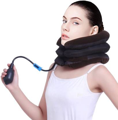 SMB ENTERPRISES Cervical Neck Traction Device & Adjustable Neck Stretcher Support Neck Pillow