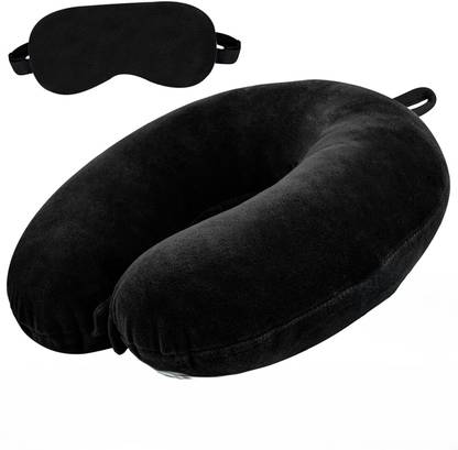o&t Neck Pillow Eye Mask Combo Airplane Travel Pillow Neck Pillow & Eye Shade