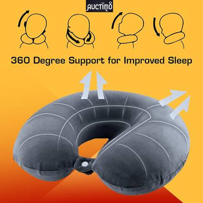 Everyonic u shaped neck pillow with eye mask Neck Pillow & Eye Shade