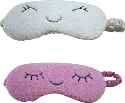 Oscar Home Sleeping Eye Mask Luxury Quality Ultra Soft fabric, Blindfold Comfort Sleep-(PACK OF-2) Eye Shade
