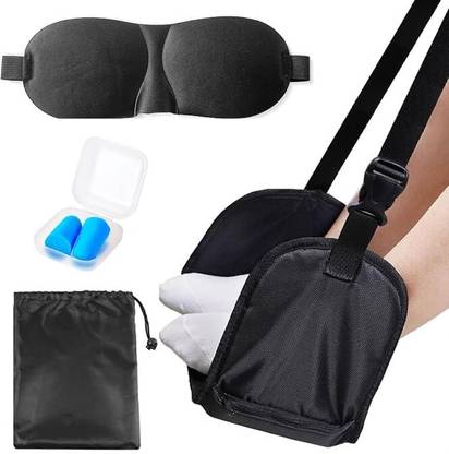 HASTHIP Airplane Foot Rest Foot Hammock for Plane Travel Eye Shade