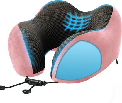 Greeli Neck Pillow with Cooling Gel Infused Memory Foam for Travel Neck Pillow