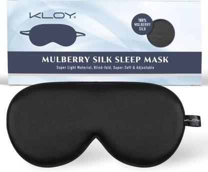KLOY 100% Mulberry Silk Sleep Mask Eye Mask, Super Smooth for Blind Fold Eye Shade