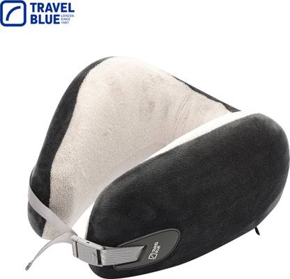 TRAVEL BLUE Infinity Travel Pillow Black & Grey Neck Pillow