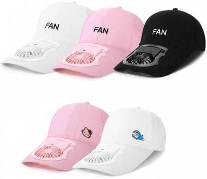 NKcollection MINI WOMEN CAP WITH FAN , USB RECHAREABLE Head Cover