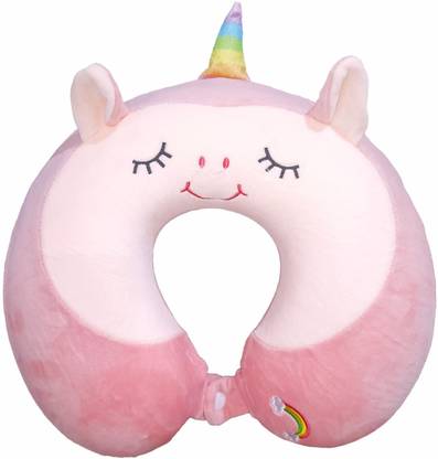 Deepashri Cute Travel Pillow for Kids & Adults, Pure Memory Foam U-Shaped Neck Pillow