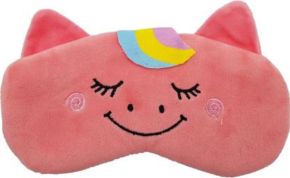 Jenna Velvet Cute Sleeping Eye Mask (Pink) Eye Shade