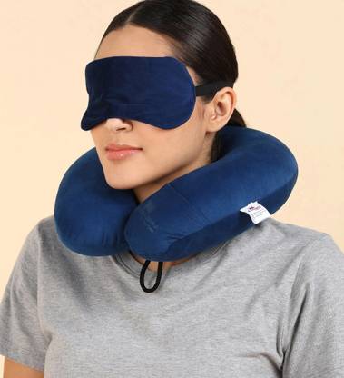 Zexsazone U Shape Neck Pillow travelling headrest, Multipurpose neck rest with Eye mask Neck Pillow