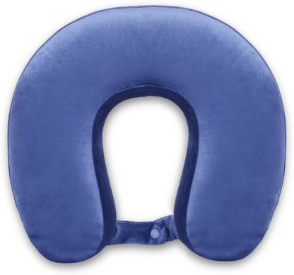 VIAGGI U Shaped Memory Foam Neck Pain Relief Cervical Pillow - Royal Blue Neck Pillow
