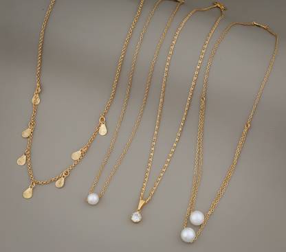 Bhumi09 Gold-plated Plated Brass Chain