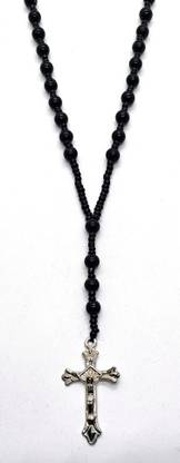 Dynamic Retail Global Jesus Cross Chain Necklace Christian Locket Pendant Religious Jewellery BS414 Crystal Necklace